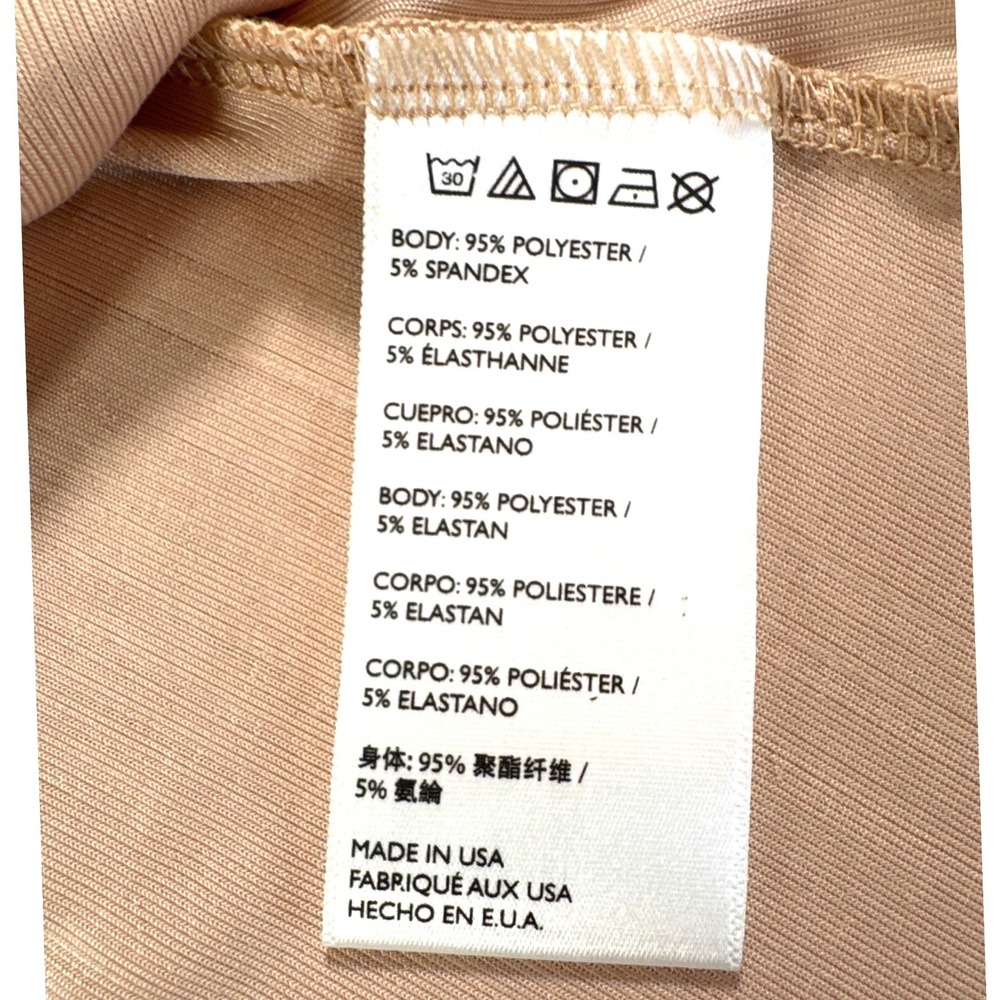 Intimately Free People Women's Tan Ribbed Deep V-Neck Racerback Tank Top Small S - Picture 7 of 7